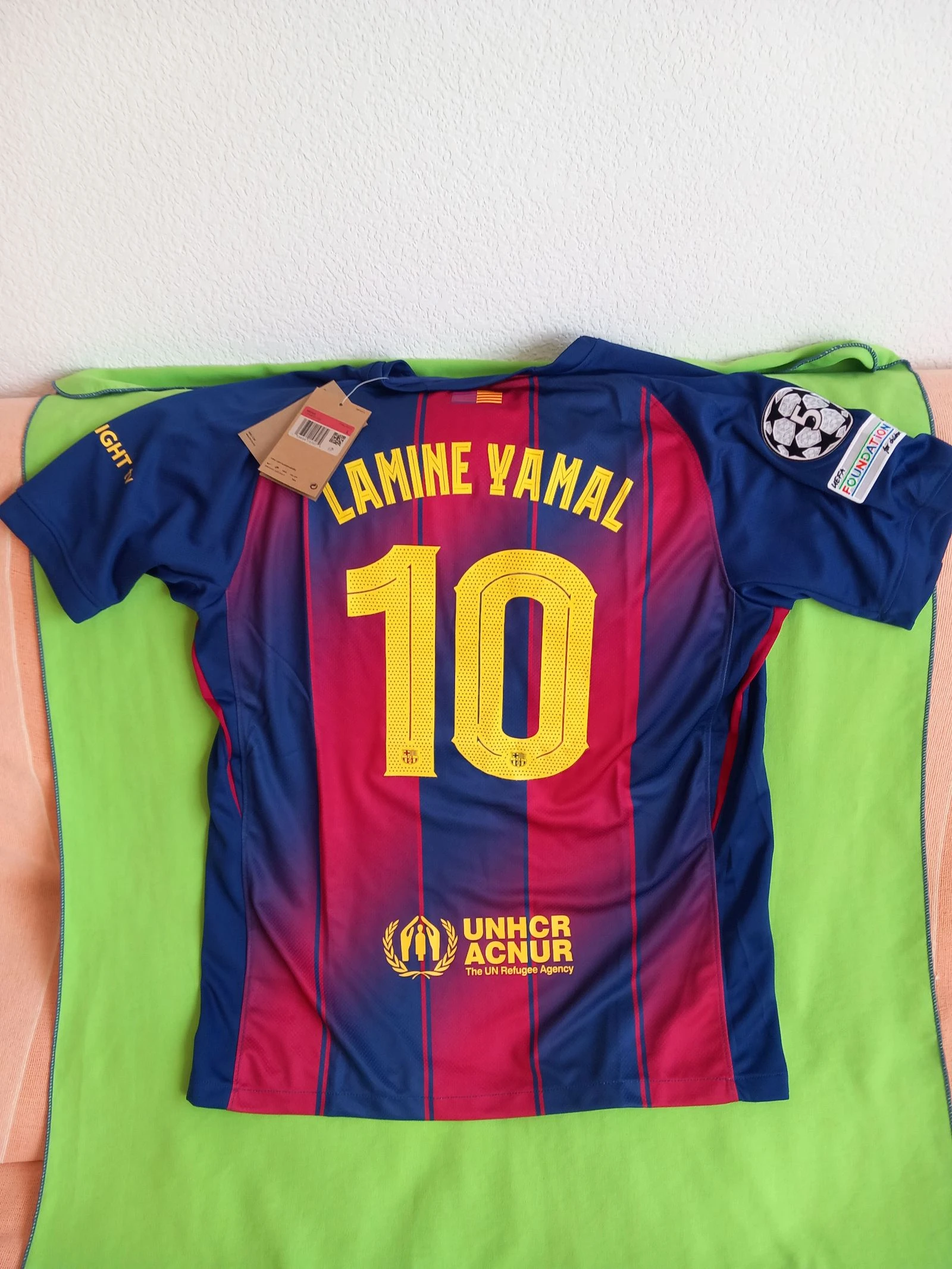 Camiseta Yamal, Barcelona, talla L
